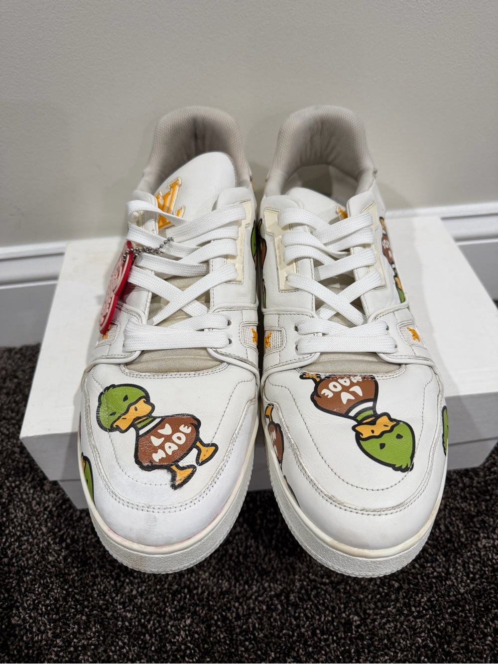 Louis Vuitton x Nigo Human Made Duck FW21 LV Trainers Shoes - Picture 8 of 14